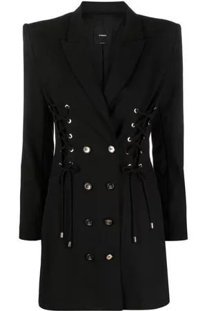 Pinko Dames Feestjurken - Double-breasted notched-lapels dress