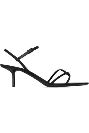 Saint Laurent Dames Leren Sandalen - Giqua 55mm leather sandals