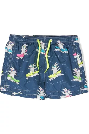 MC2 SAINT BARTH Shorts - Graphic-print swim shorts