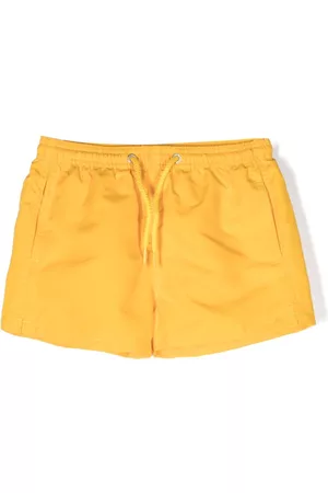 MC2 SAINT BARTH Shorts - Rear logo-patch detail swim shorts