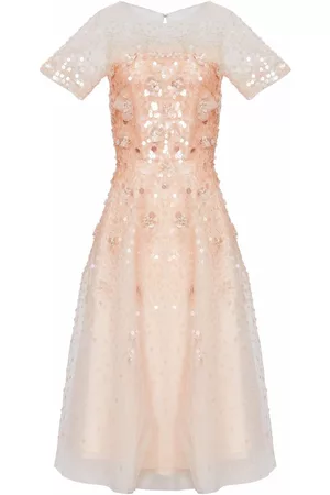 Carolina Herrera Dames Feestjurken - Sequin-embellished flared dress