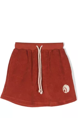 Raquette Meisjes Katoenen Rokken - Embroidered-logo organic-cotton skirt