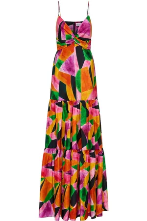Rebecca Vallance Dames Avondjurken - Copacabana floral-print maxi dress