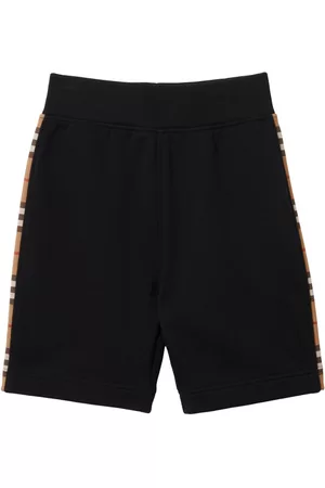 Burberry Jongens Shorts - Check-print cotton shorts