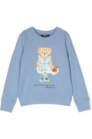 Ralph Lauren Meisjes Poloshirts - Polo Bear crew neck sweatshirt