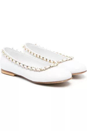 MONTELPARE TRADITION Instappers - Chain-link detail ballerina shoes
