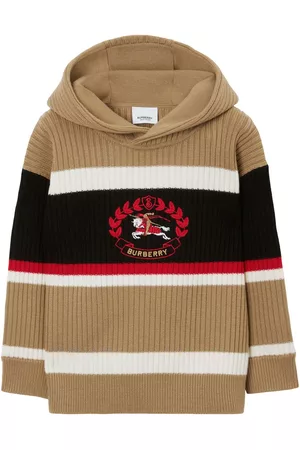 Burberry Jongens Hoodies - EKD embroidered knit hoodie