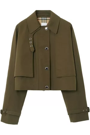 Burberry Dames Donsjassen - Tropical Gabardine Cropped Jacket