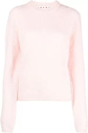 Marni Dames Gebreide truien - Long-sleeved mohair blend jumper