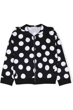 MONNALISA Korte jassen - Polka-dot print hooded jacket
