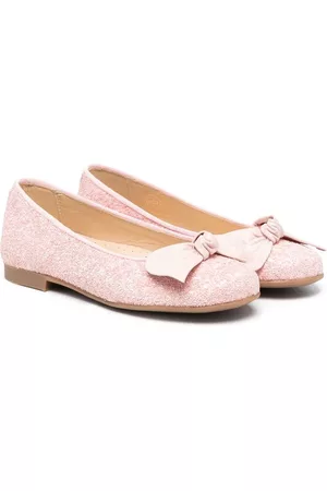 Andanines Instappers - Bow-detail round-toe ballerinas