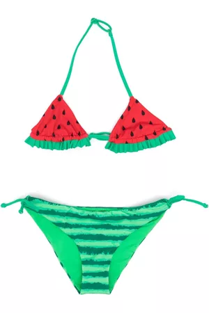 MC2 SAINT BARTH Meisjes Tankini's - Watermelon-print bikini set