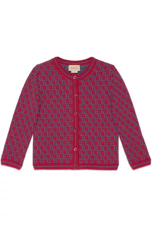 Gucci Meisjes Cardigans - GG Supreme embroidered cardigan