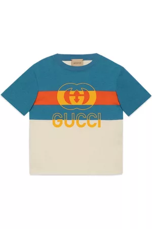 Gucci Jongens T-shirts - Logo-print cotton T-shirt