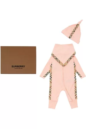 Burberry House Check baby grow gift set