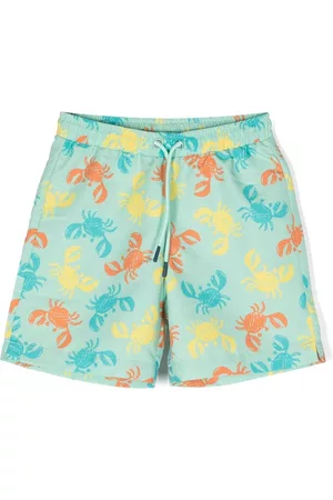 Il gufo Shorts - Graphic-print drawstring swim shorts