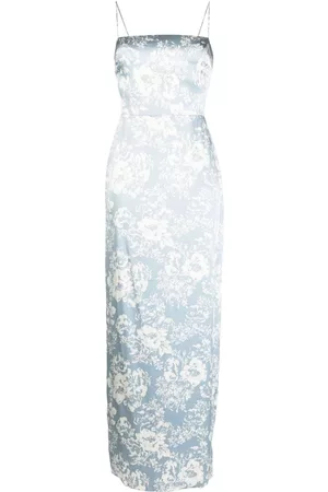 Reformation Dames Feestjurken - Frankie floral-print silk dress