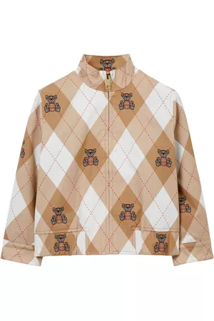Burberry Jongens Korte jassen - Thomas Bear argyle-print jacket