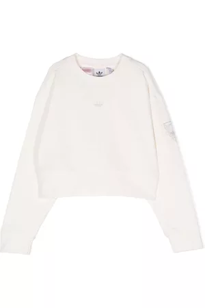 adidas Meisjes Sweaters - Logo-embossed jersey sweatshirt