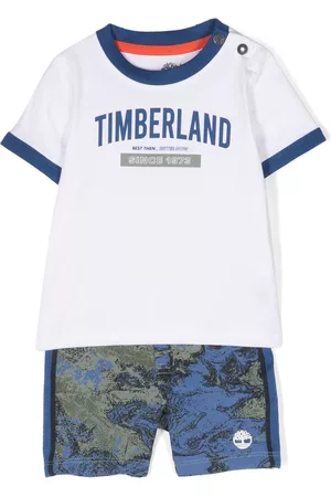 Timberland Trainingspakken - Logo-print cotton tracksuit set