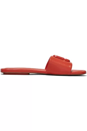 Marc Jacobs Dames Teenslippers - The J Marc leather slides