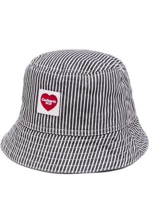 Carhartt Buckethat - Logo-patch striped bucket hat