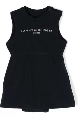 Tommy Hilfiger Meisjes Geprinte jurken - Sleeveless logo-print dress