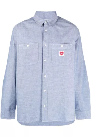 Carhartt Dames Overhemden - L/S Clink Heart chambray shirt