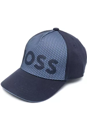HUGO BOSS Jongens Petten - Logo-print mesh cap