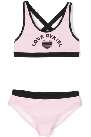 Sonia Rykiel Enfant Meisjes Tankini's - Logo-print bikini set