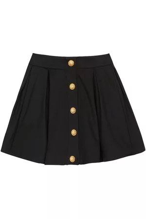 Balmain Meisjes Rokken - Button-detail pleated skirt
