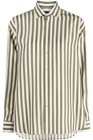 Ralph Lauren Dames Gestreepte Overhemden - Striped silk shirt