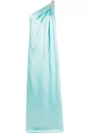Stella McCartney Dames Asymmetrische jurken - One-shoulder chain-strap gown