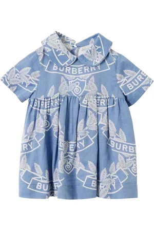 Burberry Jurken - Oak Leaf Crest cotton dress set