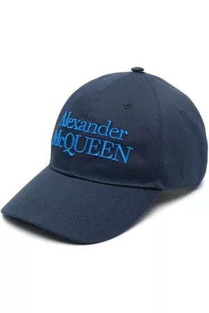 Alexander McQueen Heren Petten - Logo-embroidered baseball cap