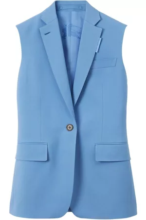Burberry Dames Gilets - Sleeveless wool jacket