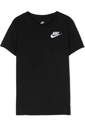 Nike Meisjes T-shirts - Logo-embroidery crew-neck T-shirt