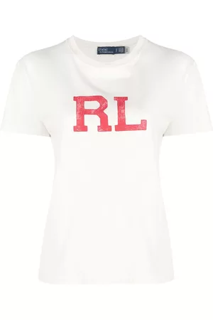 Ralph Lauren Dames Geprinte Overhemden - Logo-print cotton T-shirt