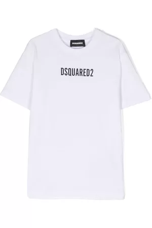 Dsquared2 Jongens T-shirts - Logo-print short-sleeved cotton T-shirt