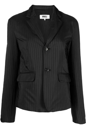 Maison Margiela Dames Blazers - Pinstripe tailored blazer