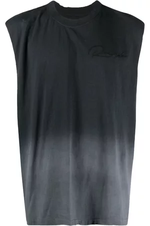 ROUGH. Heren Tops - Graphic-print cotton tank top