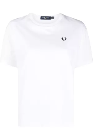 Fred Perry Heren Katoenen Truien - Logo-embroidered cotton-jersey T-shirt
