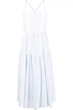 Ralph Lauren Dames Midi jurken - Striped linen midi dress