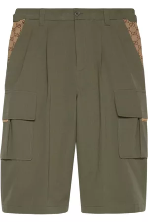 Gucci Heren Shorts - GG canvas-panel cargo shorts