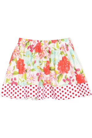 SELINIACTION KIDS Meisjes Geprinte rokken - Floral-print pleated skirt