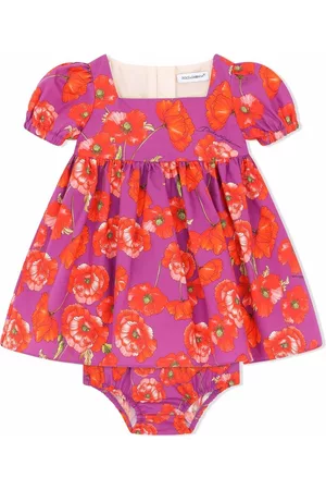 Dolce & Gabbana Meisjes Casual jurken - Poppy-print sundress