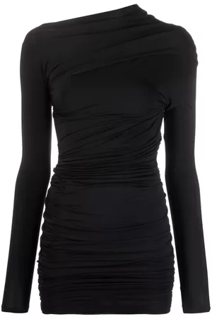 Balenciaga Dames Asymmetrische jurken - Asymmetric ruched minidress
