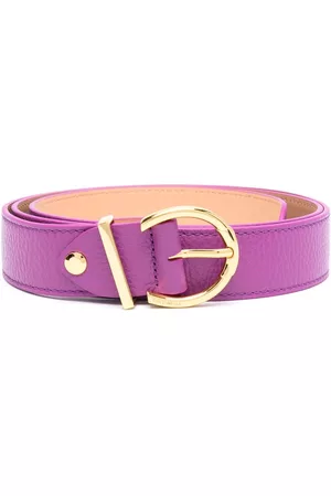 Coccinelle Dames Riemen - Circle-buckle leather belt