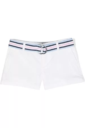 Ralph Lauren Shorts - Belted-waistband cotton shorts