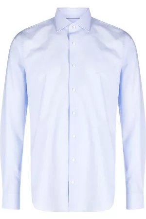Michael Kors Heren Lange Mouwen Poloshirts - Long-sleeve cotton shirt